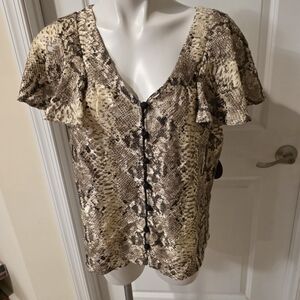 Eva Franco Anthropologie New Blouse Size Medium
